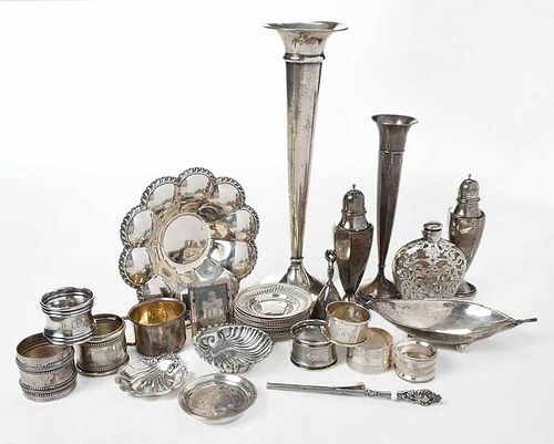 36 Pieces Sterling Hollowware