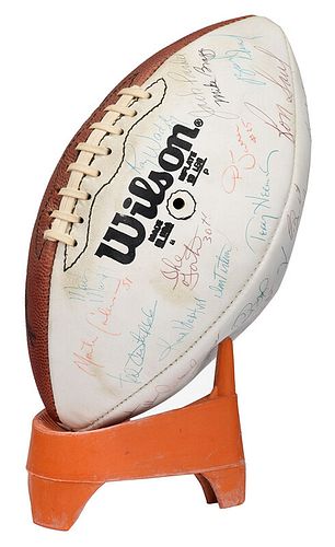 1979 Washington Redskins Signed Football