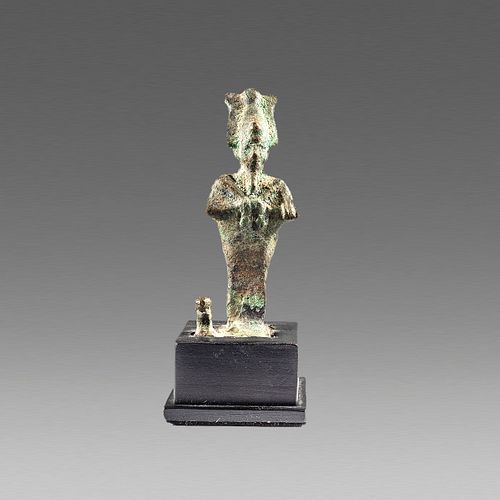 Ancient Egyptian Bronze Figure Of Osiris c.664-332 BC. 