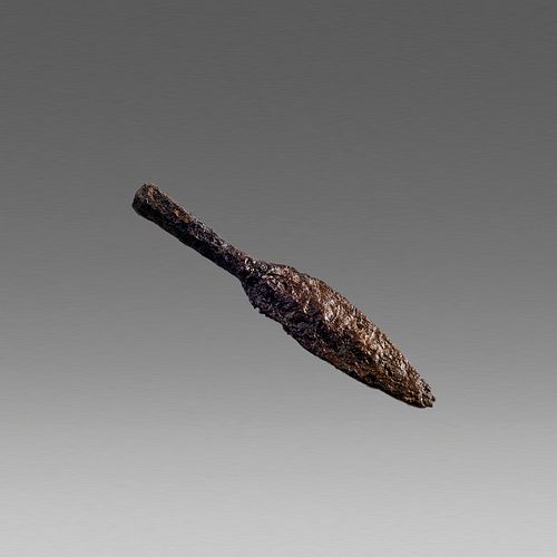 Ancient Viking Iron Socketed Spear Head c.8th cent AD. 