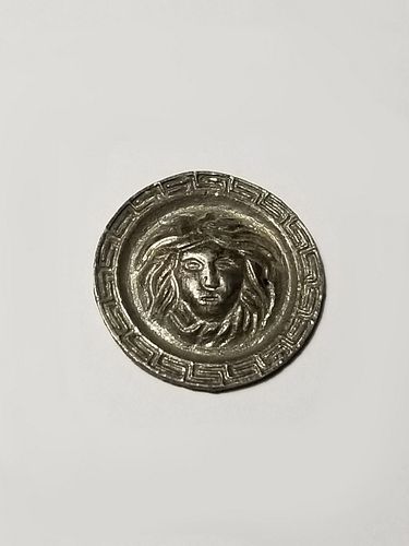 Silver Roundel with Head of Medusa Roman. 2nd-3rd Cent. CE. 