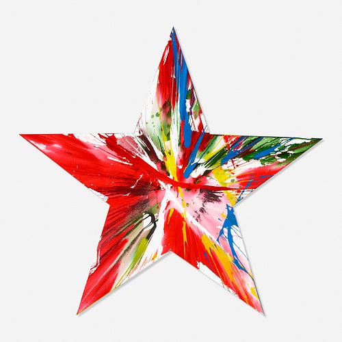 Damien Hirst, Star Spin Painting