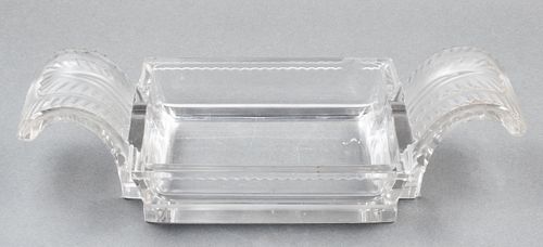Lalique Frosted Art Glass Centerpiece Bowl