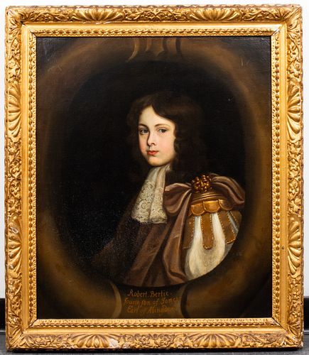 Mary Beale Attr. "Portrait of Robert Bertie" Oil