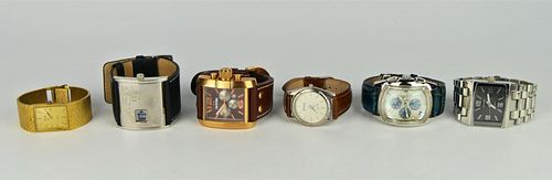 COLLECTION OF (6) GENTS WATCHES