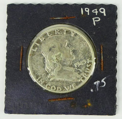 1949-P  FRANKLIN HALF DOLLAR