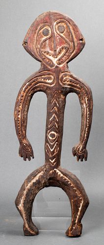 Papua New Guinea Carved Wood Spirit Figure