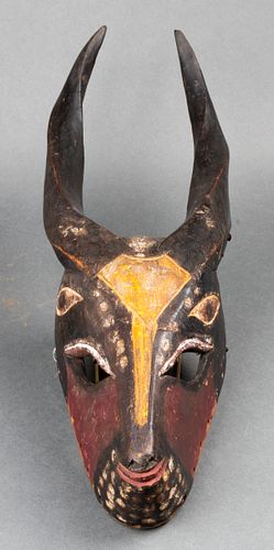 African Ogoni Karikpo Antelope Mask, Nigeria