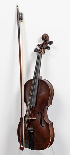 J. Altrichter Antique German Violin with Bow