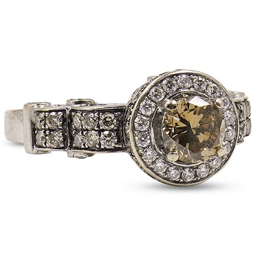 Designer 14k Gold and Diamond Ring