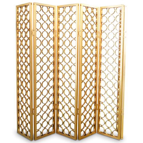 Mid Century Gold Room Dividers