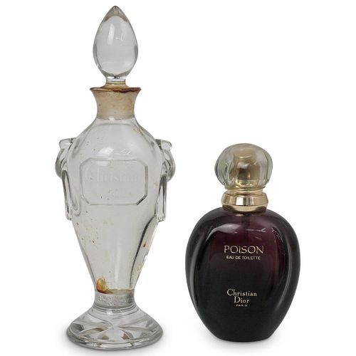 (2 Pc) Christian Dior Perfume Bottle Grouping