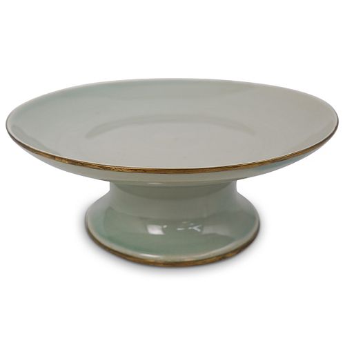 Maitland Smith Ceramic Pedestal Plate