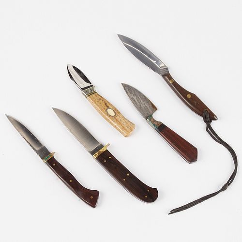 Grp: 5 Hunting Knives - C.R. Sigman Grohmann