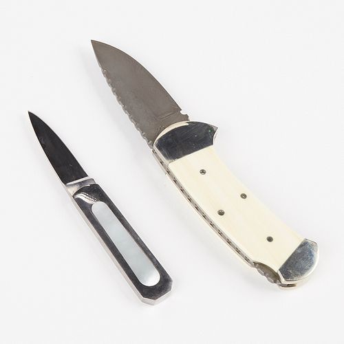 Grp: 2 Eugene Shadley Steel Folding Knives