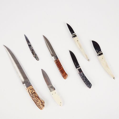 Grp: 6 Steel Knives - Koji Hara Lee W.C. Johnson