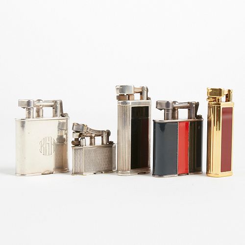 Grp: Dunhill 1930s Swing Arm Lighters