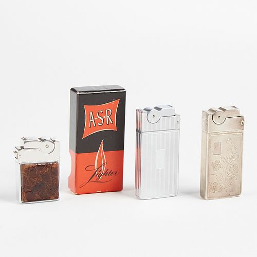 Grp: 3 A.S.R Lighters One Sterling Silver - One Mini Ascot