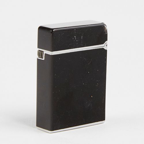 S.T. Dupont Lighter Aluminum and Lacquer - Signed