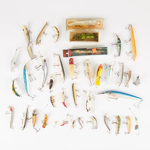 Large Group of Fishing Lures