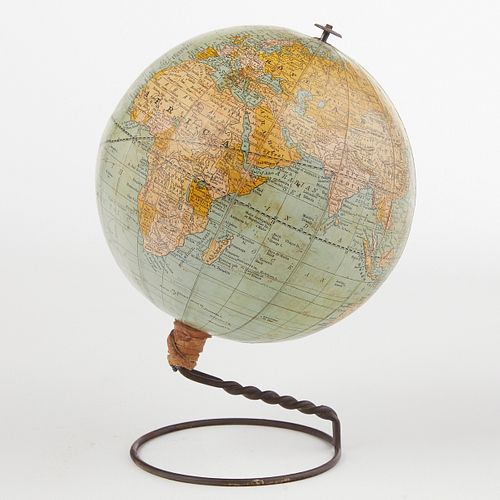 Rand McNally's 1892 1st Marketed School Earth Globe
