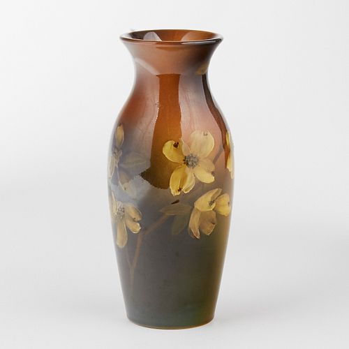 Rookwood Pottery Flowering Dogwood Vase 1897 - Baker
