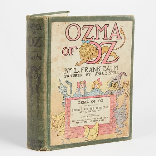 L. Frank Baum "Ozma of Oz" First Edition