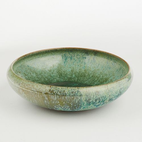 Early Shearwater Pottery Crystalline Glazed Bowl