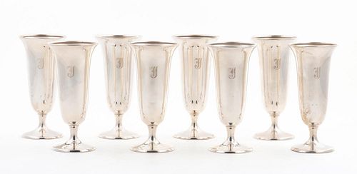 SET OF EIGHT, MANCHESTER STERLING, GOBLETS