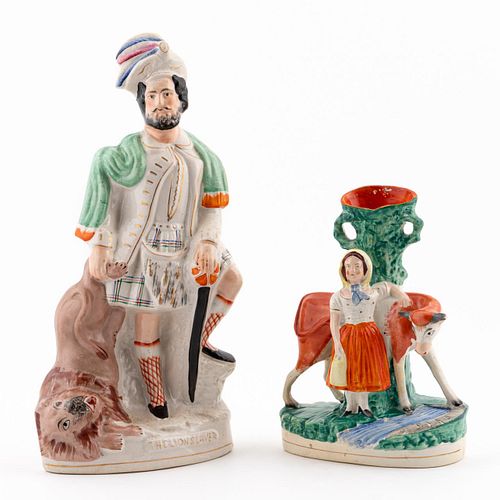 TWO, 19TH CENTURY STAFFORDSHIRE FIGURES
