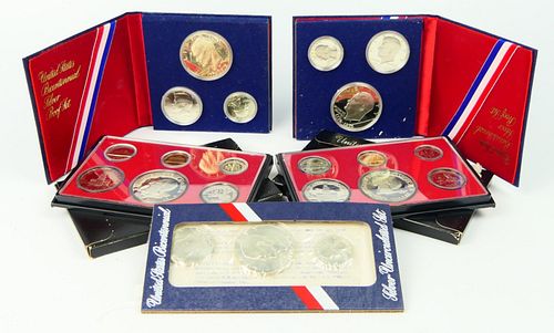 LARGE UNCIRCULATED LOT OF BICENTENNIAL COIN SETS