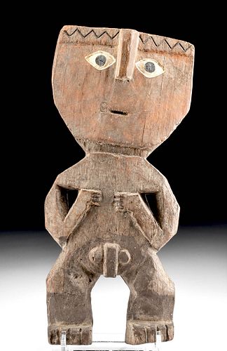 Chancay Wooden Male Standing Figure