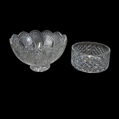 Two (2) Vintage Waterford Cut Crystal Bowls