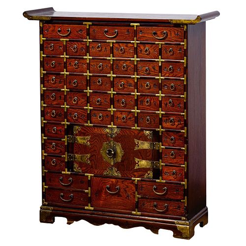 Asian Style Apothecary Cabinet