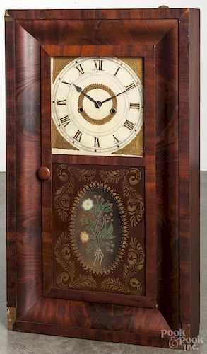 Williams, Orton, Preston & Co. mahogany ogee mantel clock, 31 3/4'' h.