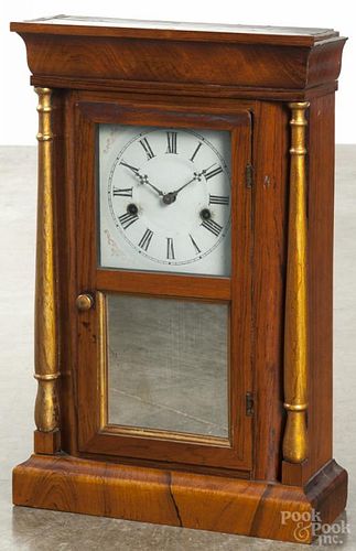 Ansonia, rosewood shelf clock, 18 1/4'' h.