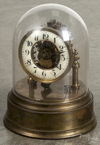 Eureka electromagnetic clock, dome - 10 1/2'' h.