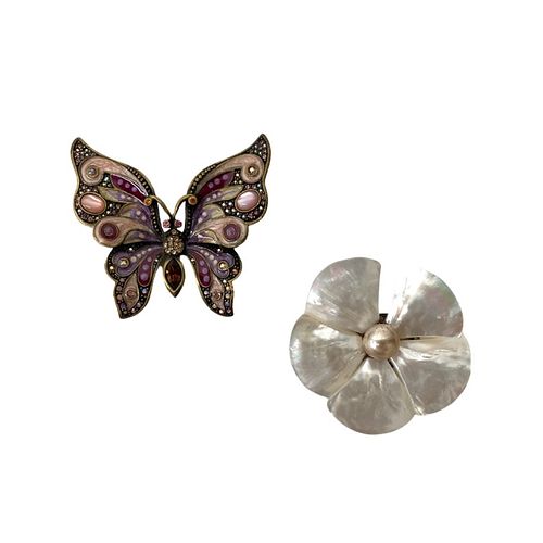 Jay Strongwater Butterfly Broach