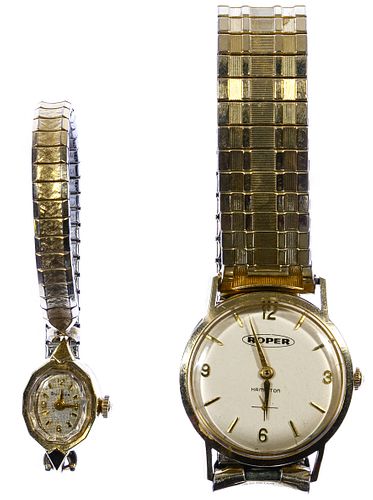 14k Gold Case Wrist Watches