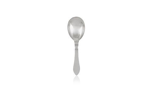 Vintage Georg Jensen Continental Medium Serving Spoon #113