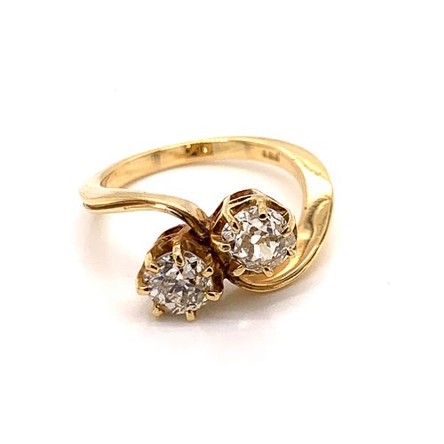 1920' 18k Diamond RingÊ