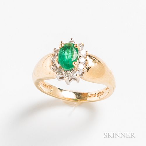 14kt Gold and Emerald Ring