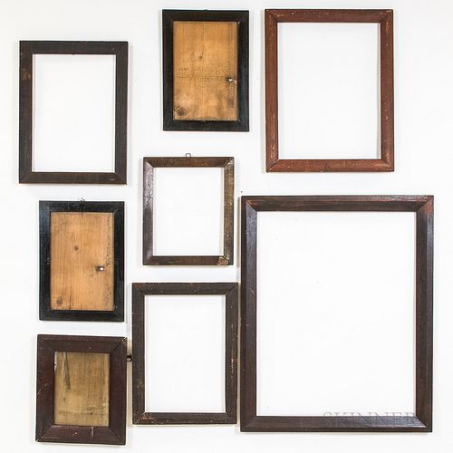 Sixteen Country Painted Pine Frames