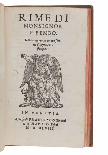 BEMBO, Pietro (1470-1547). A sammelband of rare early Venice editions of Bembo's works, comprising:  