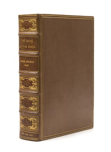 KUNZ, George Frederick (1858-1932). The Book of the Pearl. New York: The Century Co., 1908.