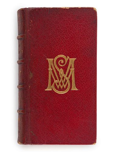 [MINIATURE BOOKS]. EPICTETUS. -- CEBES.    Epicteti Enchiridion, Et Cebetis Tabula. Lugduni Batavorum: Ioan. Maire, 1646.