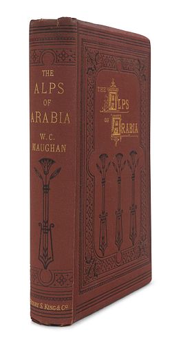 MAUGHAN, William Charles (1836-1914). The Alps of Arabia. Travels in Egypt, Sinai, Arabia and the Holy Land. London: Henry S. King & Co., 1873.  