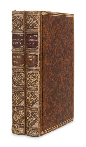 STERNE, Laurence (1713-1768). A Sentimental Journey Through France and Italy. London: T. Becket and P.A. De Hondt, 1768.  