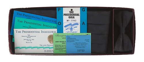 [CHICAGO] -- [DALEY, Richard M. (b.1942)]. -- [CLINTON - 52nd PRESIDENTIAL INAUGURATION]. A group of personal effects and tickets, comprising:  