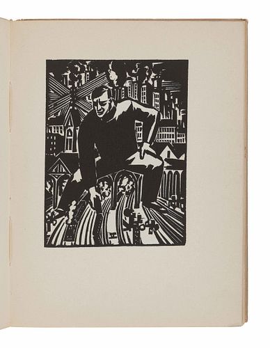 [MASEREEL, Frans (1889-1972)]. A group of 3 works by Masereel, comprising:  